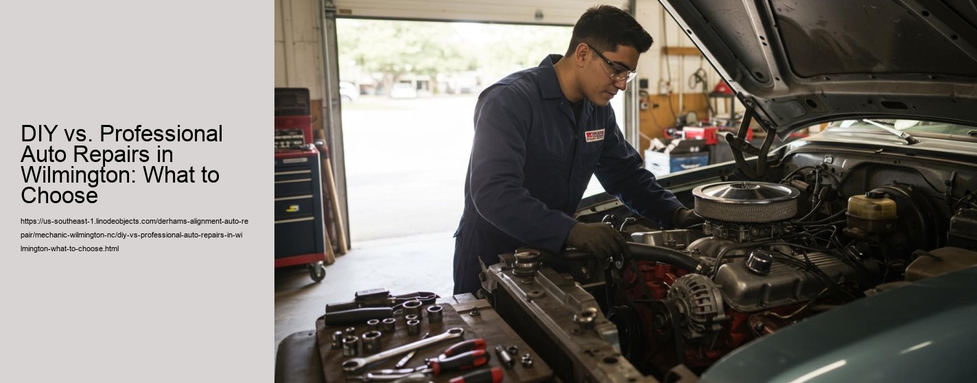 DIY vs. Professional Auto Repairs in Wilmington: What to Choose