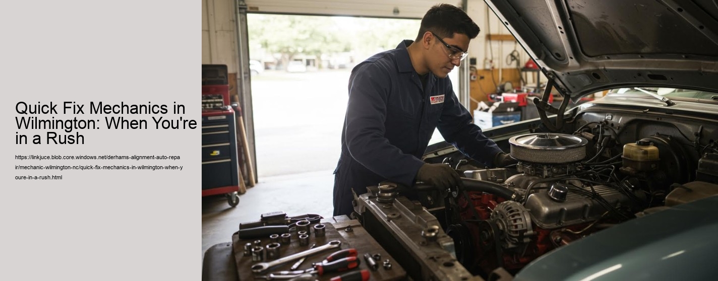 Quick Fix Mechanics in Wilmington: When You're in a Rush