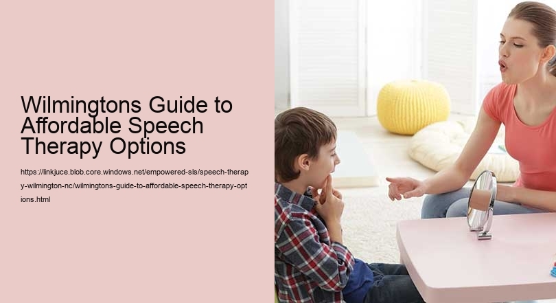Wilmingtons Guide to Affordable Speech Therapy Options